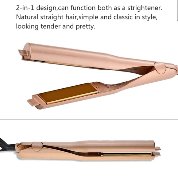 2-in-1 Curling Iron Hair Straightener - Picture 3 of 6